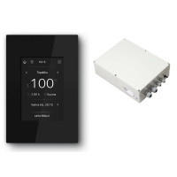 Пульт управления Tulikivi Touch Screen WIFI черный + релейный блок (4,5-10,5 kW)