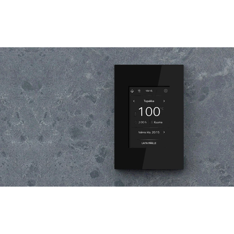 Пульт керування Tulikivi Touch Screen WIFI чорний + релейний блок (4,5-10,5 kW)