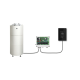 Пульт керування TOUCH SCREEN WiFi чорний + релейний блок (13,6-21 kW)