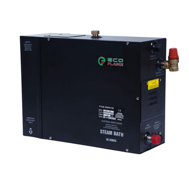 Парогенератор для хамаму - турецької лазні EcoFlame KSB45C 4,5 кВт з кнопкою