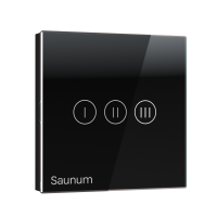 Пульт для климат-контроля SAUNUM Touch черный