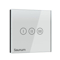 Пульт для климат-контроля SAUNUM Touch белый