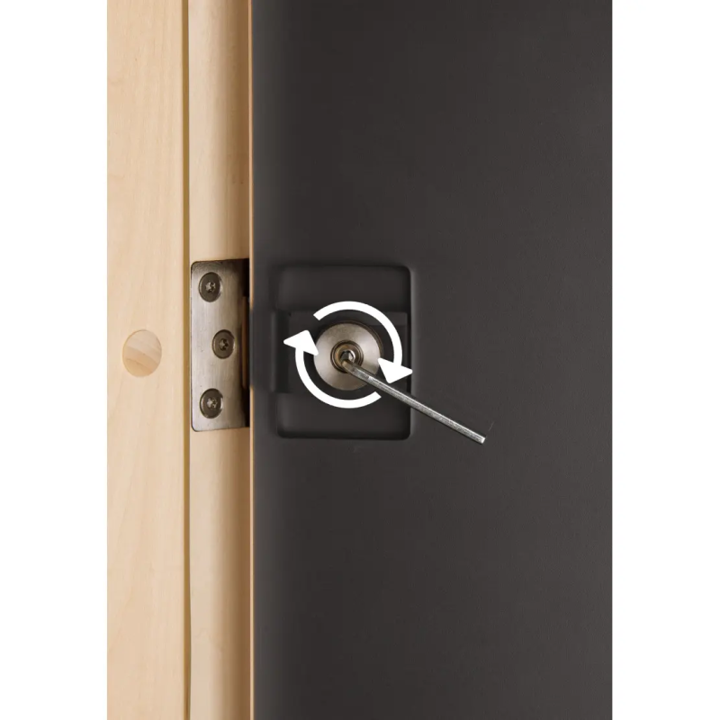 Двері для сауни Tesli Lux Graphite Sateen 70/200