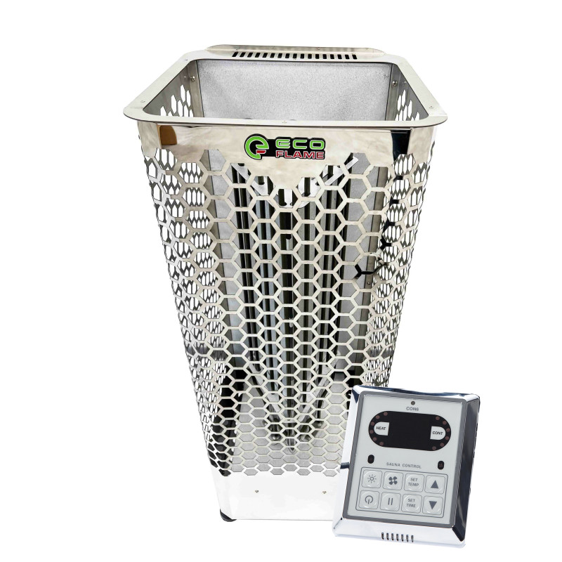 Електрокам'янка для лазні та сауни Ecoflame LD60 6 кВт + пульт CON6