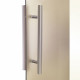 Скляні двері для хамама GREUS Premium 80/200 бронза