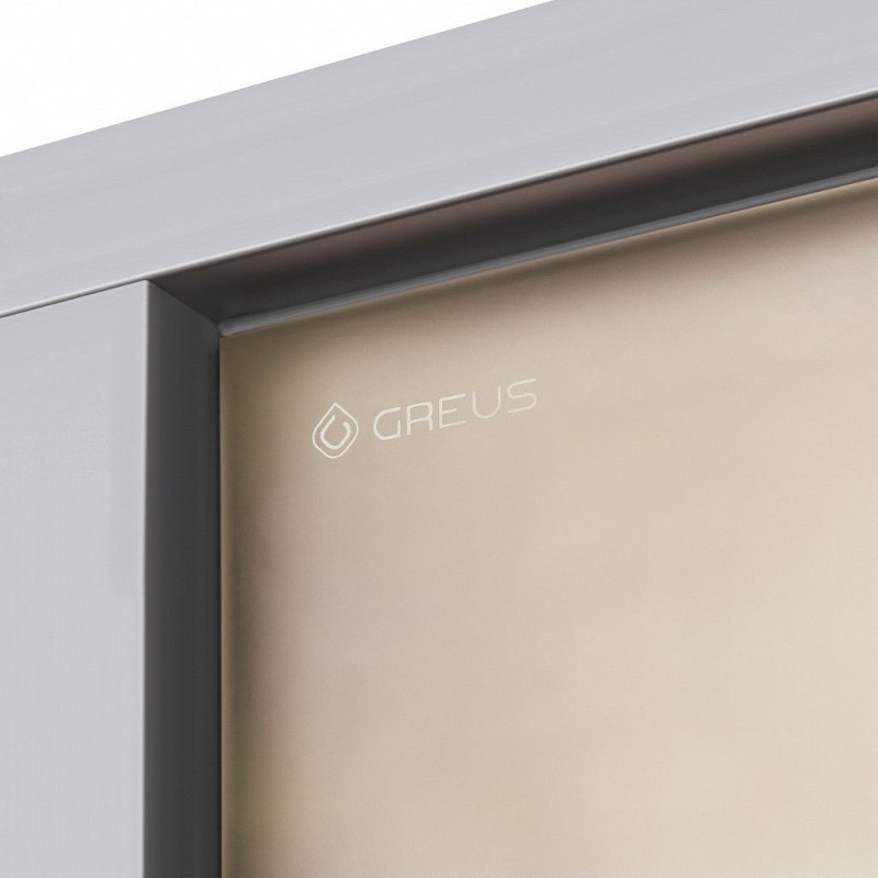 Скляні двері для хамама GREUS Premium 80/200 бронза